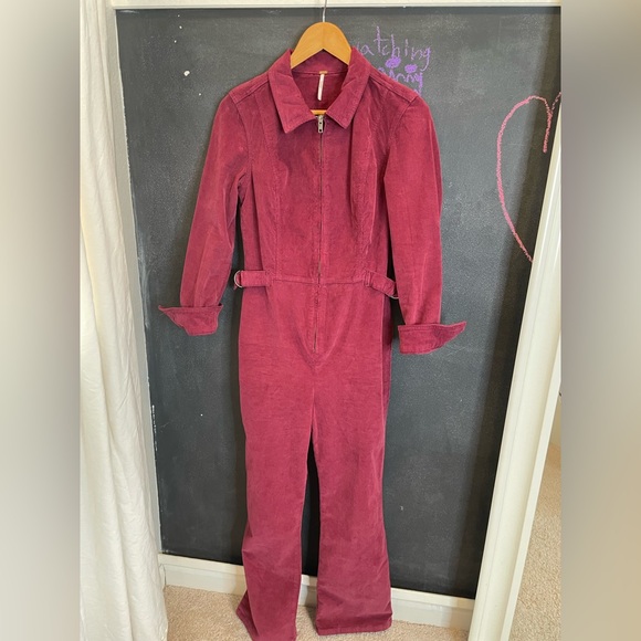 Free People corduroy jumpsuit Size 4 - Picture 4 of 10